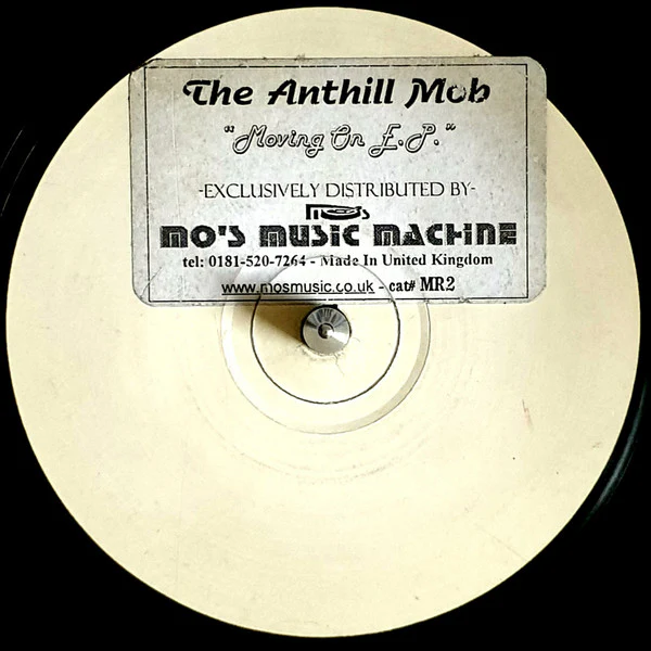 ANTHILL MOB, The Moving On E.P. (Makeshift Records; MR2, UK 1998, Stickered White Label, Plain Sleeve) 12" /VG