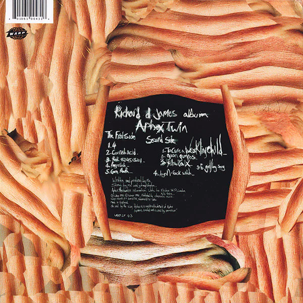 APHEX TWIN, Richard D. James Album (Warp; WARPLP43, UK 2020 Reissue, 180 Gram ) LP NEW/NEW - Image 2
