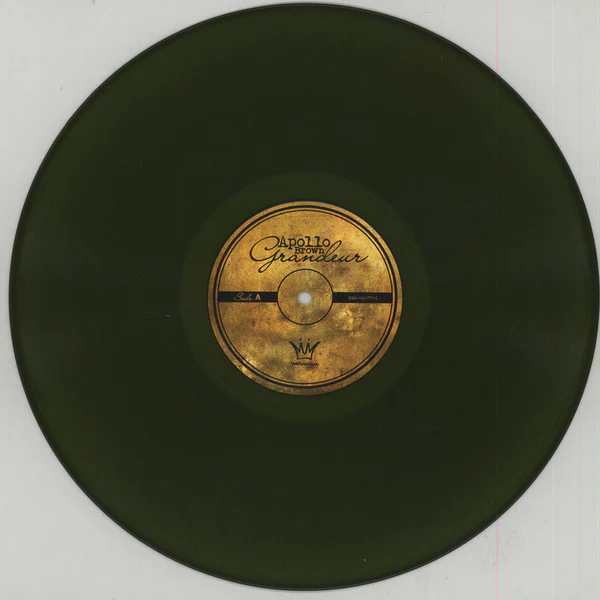APOLLO BROWN, Grandeur (Mello Music Group; MMG-00077-1, US 2015, Gatefold, Olive Green Vinyl) 2xLP VG+/VG - Image 3