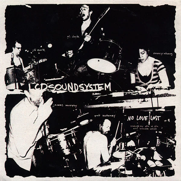 ARCADE FIRE / LCD SOUNDSYTEM, Poupee De Cire, Poupee De Son / No Love Lost (Merge Records; MRG313, US 2007, Picture Sleeve) 7" VG+/VG+ - Image 2