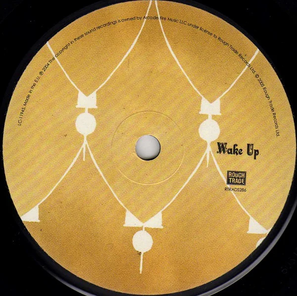 ARCADE FIRE, Wake Up (Rough Trade; RTRADS286, UK 2005, Picture Sleeve, Stickered Sleeve, One-Sided Etched Disc.) 7" VG+/VG+ - Image 3