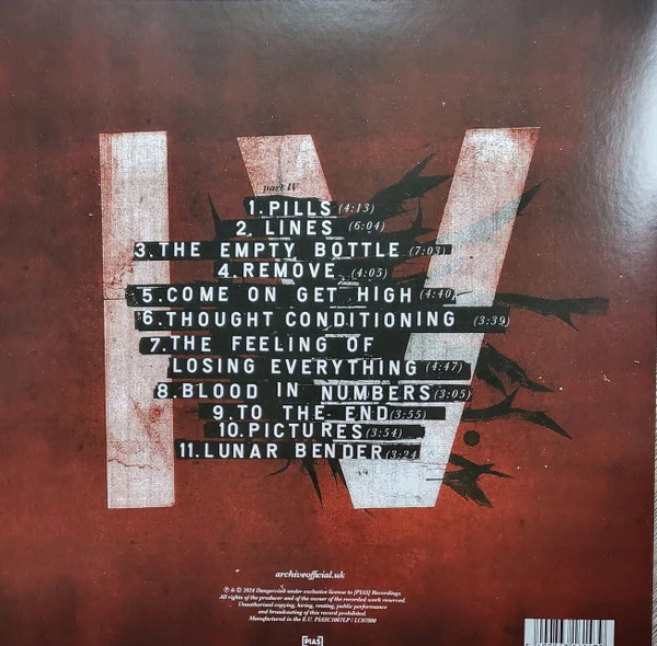 ARCHIVE, Controlling Crowds Part IV ([PIAS]; PIASC1067DLP, Worldwide 2024 Reissue, Outer Plastic Sleeve With Hype Sticker, Remastered) LP EX/EX - Image 2