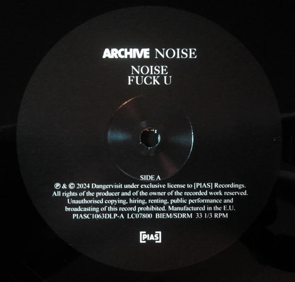 ARCHIVE, Noise ([pias]; PIASC1063DLP, Europe 2024 Reissue, Gatefold in Stickered Outer Plastic Sleeve, 2 Inners, Remastered) 2xLP EX/EX - Image 3