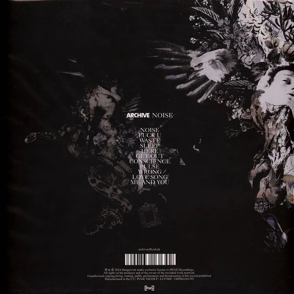 ARCHIVE, Noise ([pias]; PIASC1063DLP, Europe 2024 Reissue, Gatefold in Stickered Outer Plastic Sleeve, 2 Inners, Remastered) 2xLP EX/EX - Image 2