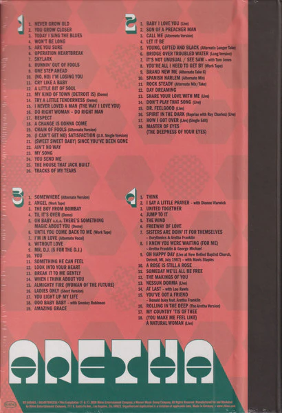 ARETHA FRANKLIN, Aretha (Rhino; R2643463, Germany 2020, Book Sleeve, Book) 4xCD EX/EX - Image 2