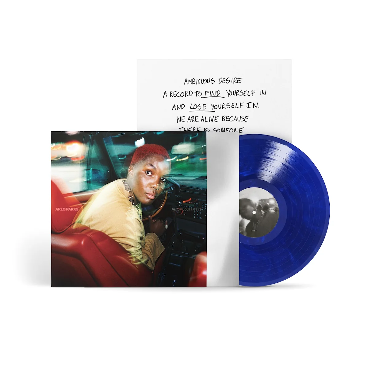 ARLO PARKS, Ambiguous Desire (Transgressive; TRANS930XX, Europe 2026, Gatefold, Insert, Poster, Indie Exclusive Marble Blue Vinyl) LP NEW/NEW - Image 2