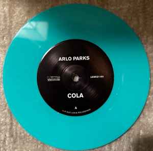 ARLO PARKS, Cola / George (Lewis Recordings; LEWIS1150, UK 2023, Picture sleeve, Turquoise vinyl) 7" EX/EX - Image 3