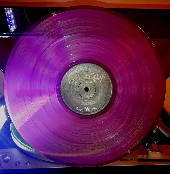 ARMORED SAINT, Raising Fear (Metal Blade Records; 3984-15823-1, Europe 2022, Company Inner + Insert, Limited Numbered Edition Violet Marbled vinyl), SALE - Up to 50% Off the Original Price LP VG+/VG+ - Image 2
