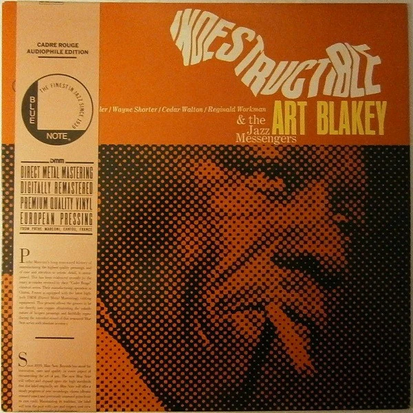 ART BLAKEY & THE JAZZ MESSENGERS, Indestructible (Blue Note; BST 84193, US 1985 Reissue, Cadre Rouge Audiophile Edition), SALE - Up to 50% Off the Original Price  LP VG+/EX