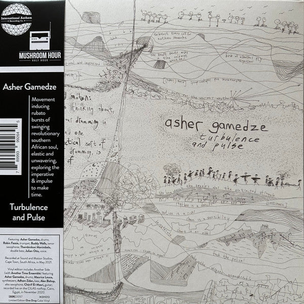 ASHER GAMEDZE, Turbulence And Pulse (; IARC0057, Worldwide 2023, Gatefold, 2 Inners, OBI Strip) 2xLP VG+/VG+
