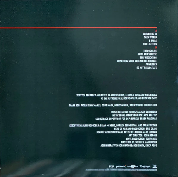ATTICUS ROSS, LEOPOLD ROSS & NICK CHUBA, Dr Death (Original Series Soundtrack) (Invada ; LSINV276LP, UK 2022, Limited Edition of 200, Clear Vinyl) LP EX/EX - Image 2