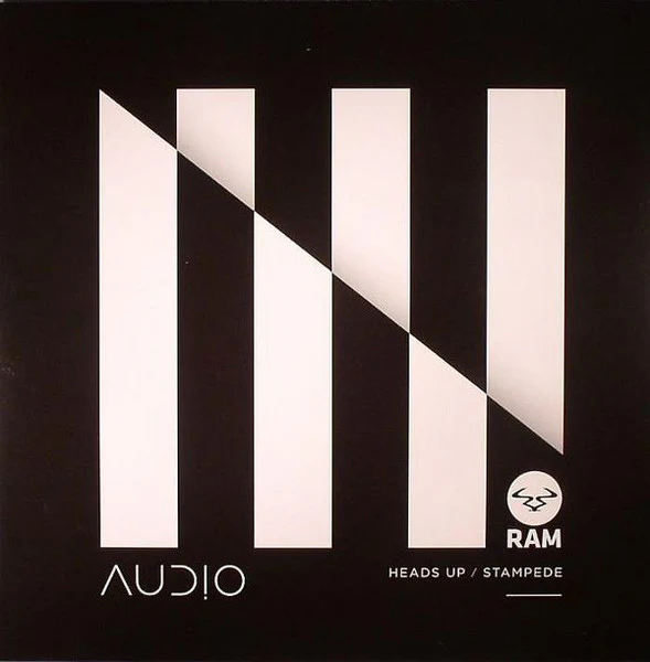 AUDIO, Heads Up / Stampede (RAM Records; RAMM167, UK 2014, Picture Sleeve) LP VG/VG