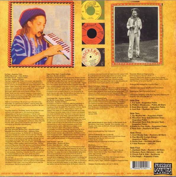 AUGUSTUS PABLO, In Fine Style (Pressure Sounds; PSLP 38, UK 2003) 2xLP VG/VG+ - Image 2
