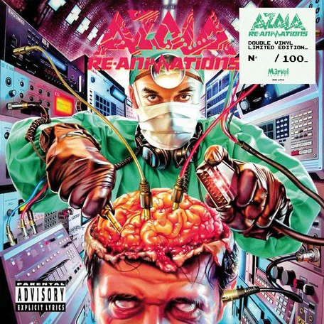 AZAIA, Re-Animations (Marvel Records; Mar.LP03, France 2017 Reissue, Numbered) 2xLP VG+/VG+