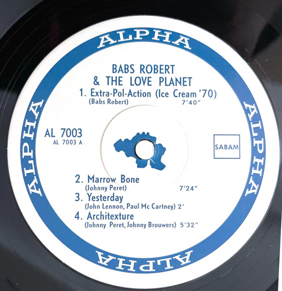 BABS ROBERT & THE LOVE PLANET, Babs Robert & The Love Planet (seriE.WOC; EWOC09LP, Italy 2021 Reissue), SALE - Up to 50% Off the Original Price LP VG+/VG+ - Image 3