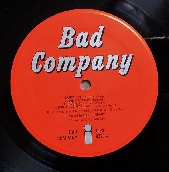 BAD CO, Bad Company (Island Records; ILPS 9279, UK Reissue, Gatefold, Company Inner), SALE - Up to 50% Off the Original Price  LP VG/VG - Image 3