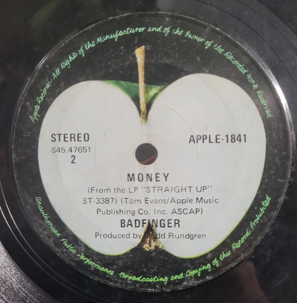 BADFINGER, Day After Day (Apple Records; APPLE-1841, Singapore 1971, Textured Company Sleeve) 7" VG/VG - Image 2