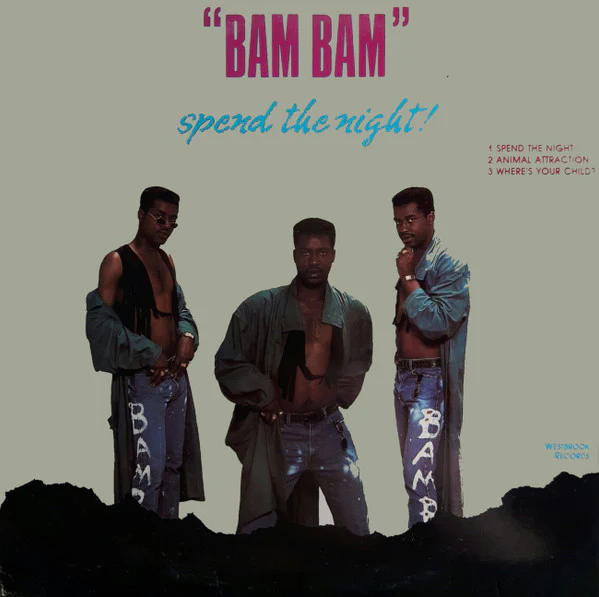 BAM BAM, Spend The Night! (Westbrook Records; BB-WB-107, US 1988, Picture Sleeve) 12" VG+/VG
