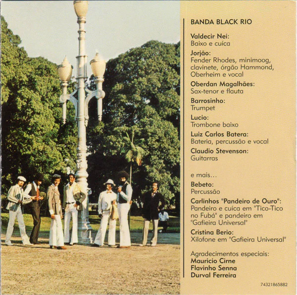 BANDA BLACK RIO, Gafieira Universal (RCA; 74321865882, Brazil ) CD EX/EX - Image 2