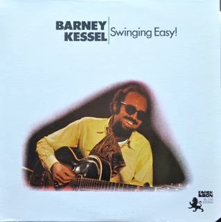 BARNEY KESSEL, Swinging Easy! (Black Lion Records; BL-130, US 1974, Promo, Pasteback Sleeve) LP G+/VG