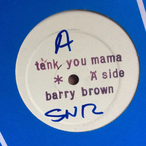 BARRY  BROWN, Thank You Mama / Give Me What Me Want (Observers; , UK 1981, Stamped White Label) 12" /G+