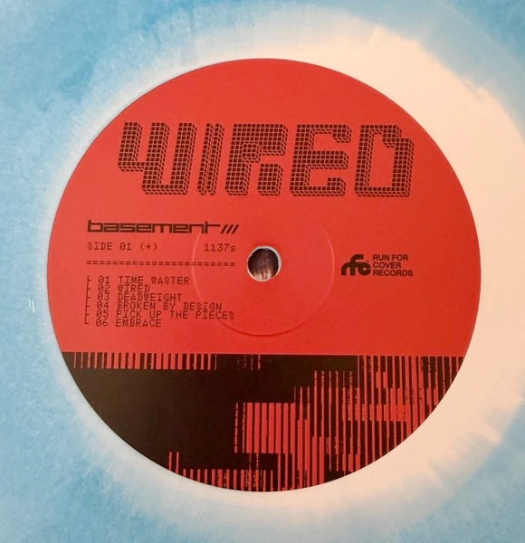 BASEMENT, WIRED (Run For Cover Records; RFC288LP-C5, UK 2026, Poster, Sticker Set, Wired Swirl Vinyl - First Run Club Edition, Spring 2026 CD Sampler) LP NEW/NEW - Image 3