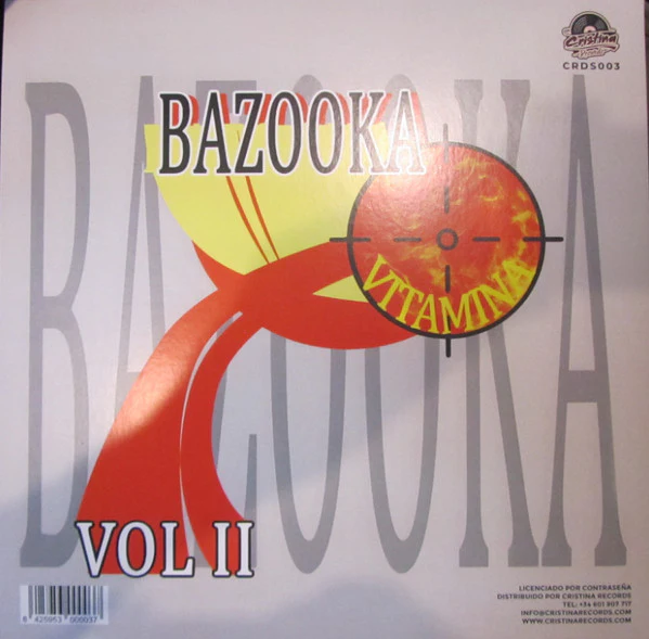 BAZOOKA, Activity / Vitamina (CristinaRecords; CRDS003, Spain 2024, Green Vinyl) LP VG+/VG+ - Image 2
