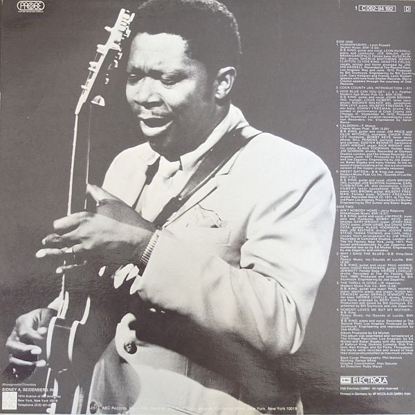 B.B. KING, The Best Of B. B. King (Probe; 1 C 062-94 192, Germany 1973, Laminated Sleeve) LP VG+/VG+ - Image 2