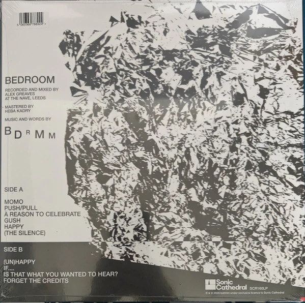 BDRMM, Bedroom (Sonic Cathedral Recordings; SCR160LP, UK 2020, Inner, Black Vinyl) LP VG+/VG+ - Image 2