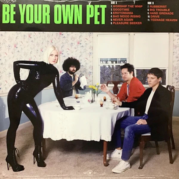 BE YOUR OWN PET, Mommy (Third Man Records; TMR 927, 2023, Insert, Green Vinyl) LP VG+/EX - Image 2