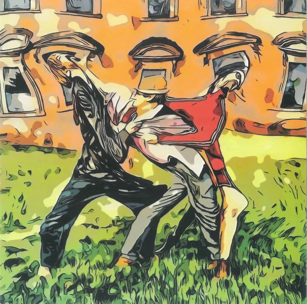BEAK>, Stuck In The Way / Poundland Aquaman (Friendly Recordings; FRWC7006, UK 2025, Picture Sleeve, Limited To 900 On Orange Vinyl) 7" EX/EX