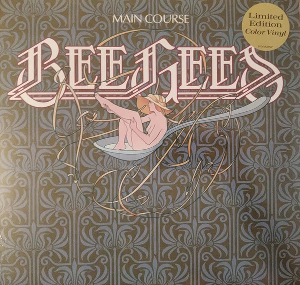 BEE GEES, Main Course (Capitol Records; B0030706-01, Europe 2020 Reissue, Inner, Clear [Whitewater] Vinyl) LP VG+/VG+