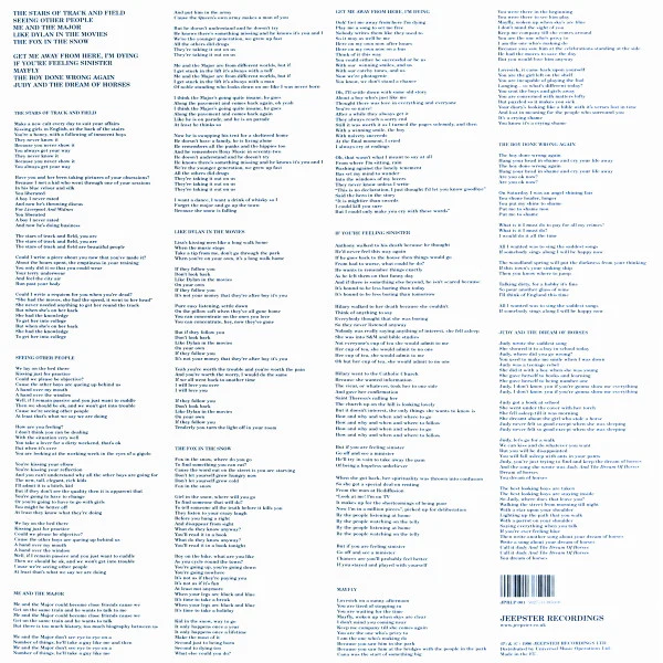 BELLE AND SEBASTIAN, If You're Feeling Sinister (Jeepster Recordings ; JPRLP001, UK & Europe 2018 Reissue, Gatefold) LP NEW/NEW - Image 2