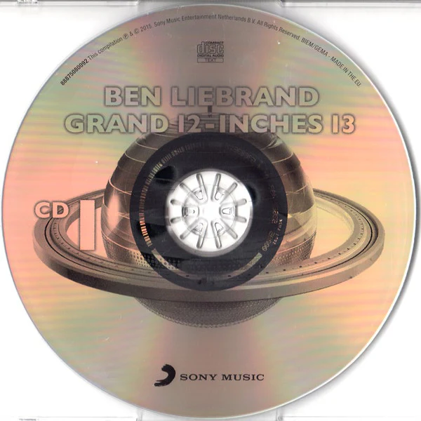 BEN LIEBRAND, Grand 12-Inches 13 (Sony Music; 88875080092, Netherlands 2015, Insert) 4xCD EX/EX - Image 3
