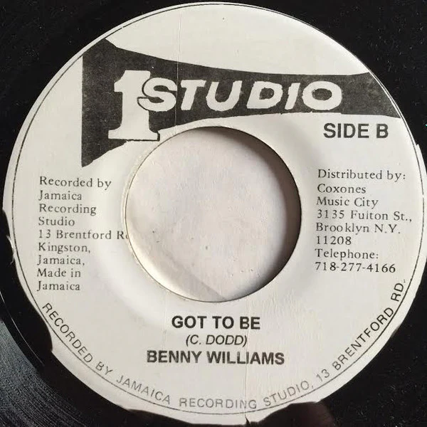 BENNY WILLIAMS, Make It With Sarah / Got To Be (Studio One; none, Jamaica ), SALE - Up to 50% Off the Original Price  7" /VG+ - Image 2
