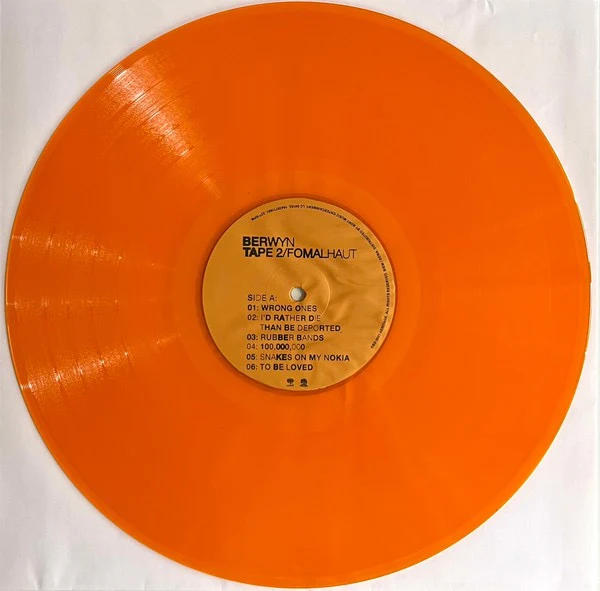 BERWYN, Tape 2/Fomalhaut (Columbia; 19439711891, UK & Europe 2021, Booklet & Inner, Orange Translucent Vinyl) LP NEW/NEW - Image 3