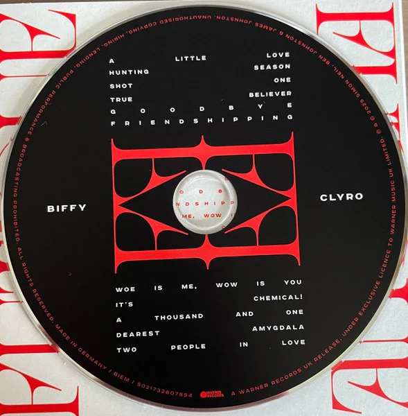 BIFFY CLYRO, Futique (Warner Records; 5021732807854, UK & Europe 2025, Fold Out Sleeve, Booklet) CD VG+/VG+ - Image 3
