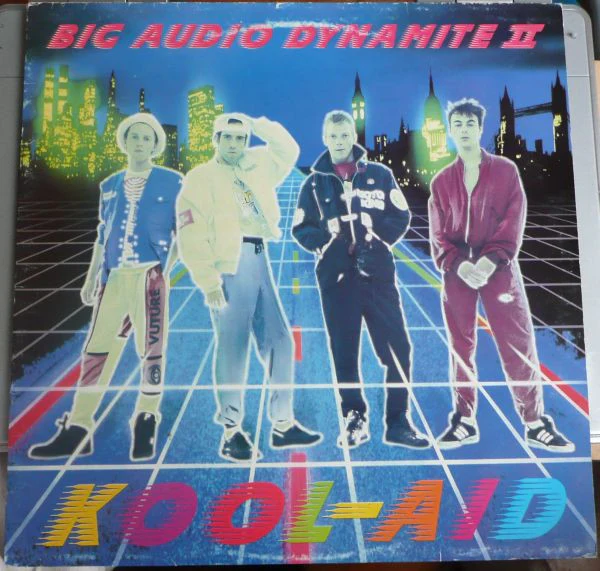 BIG AUDIO DYNAMITE II, Kool-Aid (CBS ; 467466 1, UK 1990, Insert) LP VG/VG+