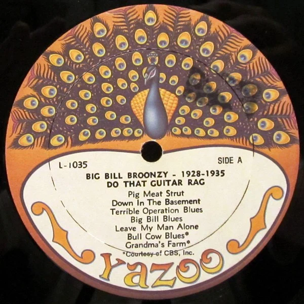 BIG BILL BROONZY, Do That Guitar Rag: 1928 - 1935 (Yazoo; L-1035, US 1973) LP VG+/VG - Image 3