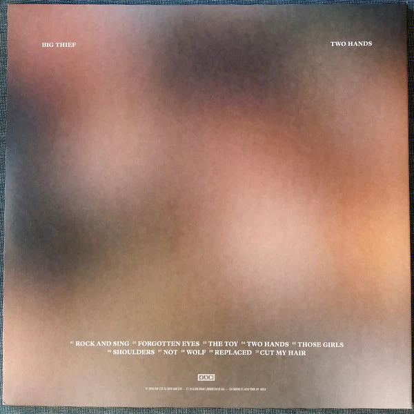BIG THIEF, Two Hands (4AD ; 4AD0180LP, US 2019, Gatefold) LP EX/EX - Image 2