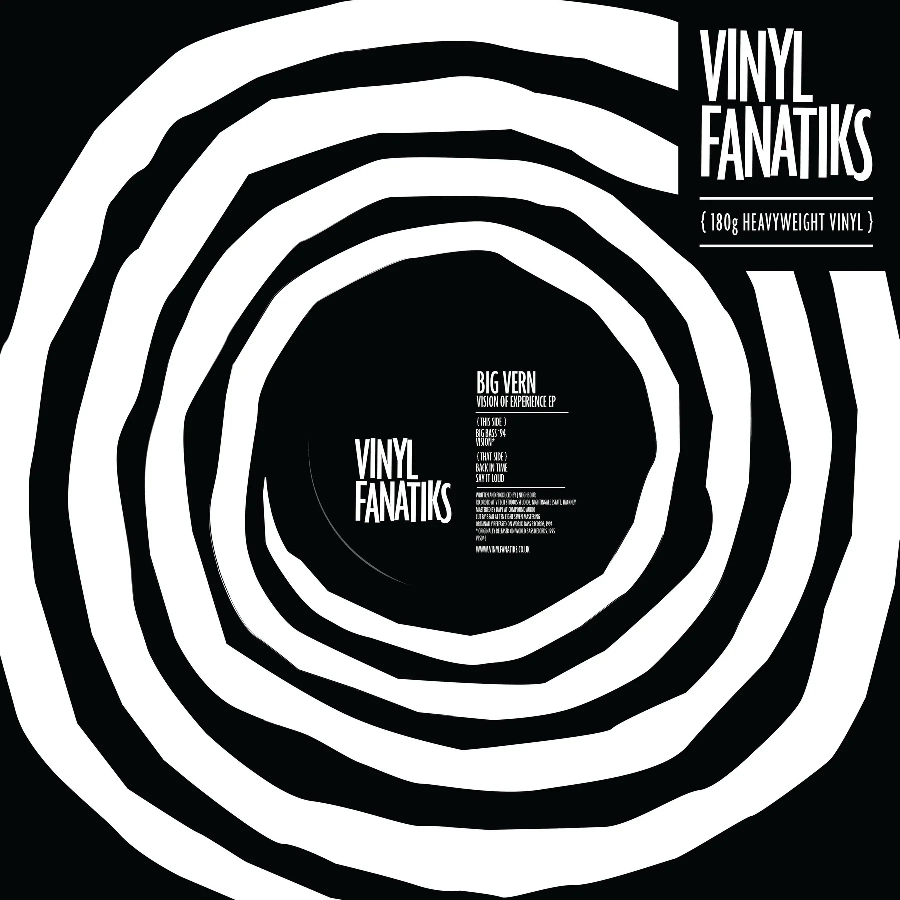 BIG VERN, Vision Of Experience EP (Vinyl Fanatiks; VFS045, UK 2022, Company Sleeve) 12" VG/VG+