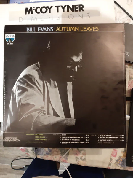 BILL EVANS, Autumn Leaves (Lotus; ORL 8294, Italy 1979) LP VG/VG - Image 2