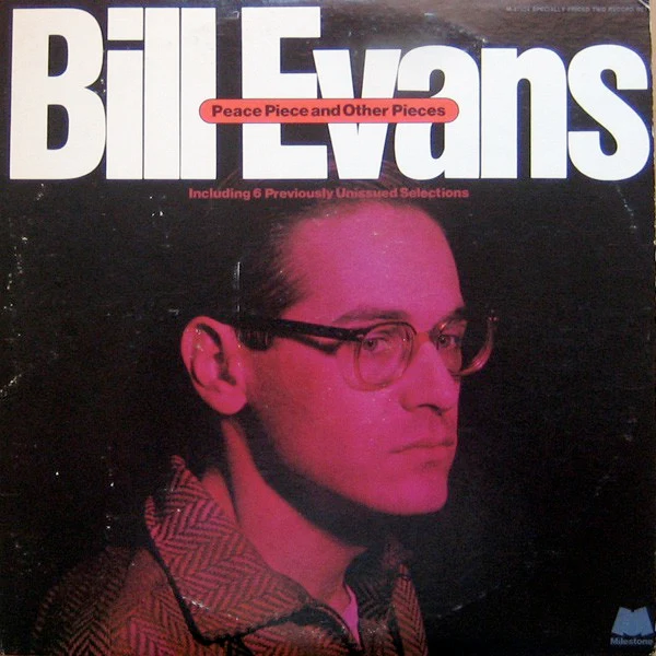 BILL EVANS, Peace Piece And Other Pieces (Milestone; M-47024, US 1975, Gatefold) 2xLP G+/VG