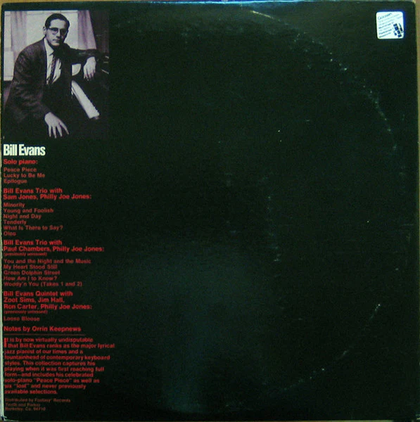 BILL EVANS, Peace Piece And Other Pieces (Milestone; M-47024, US 1975, Gatefold) 2xLP G+/VG - Image 2