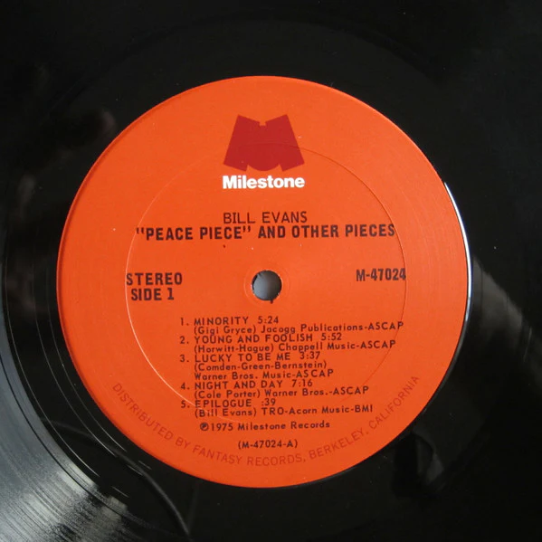 BILL EVANS, Peace Piece And Other Pieces (Milestone; M-47024, US 1975, Gatefold) 2xLP G+/VG - Image 3
