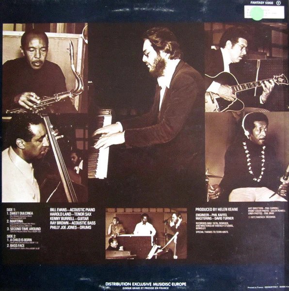 BILL EVANS, Quintessence (Fantasy; F-9529, US 1977) LP G+/VG - Image 2