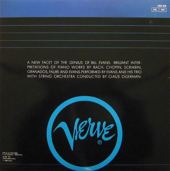 BILL EVANS TRIO, Bill Evans Trio With Symphony Orchestra (Verve Records; 2304 525, France , Gatefold, 340 Price Code) LP VG/VG - Image 2