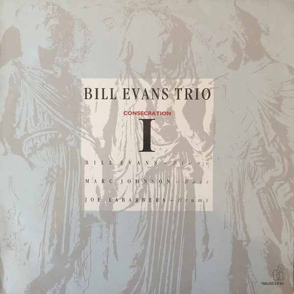 BILL EVANS TRIO, Consecration 1 (Timeless; SJP 331, Netherlands 1990, Picture Sleeve) LP VG/VG