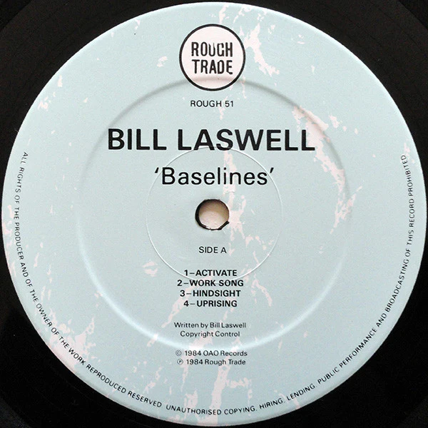 BILL LASWELL, Baselines (Rough Trade; ROUGH51, UK 1984) LP VG/VG+ - Image 3