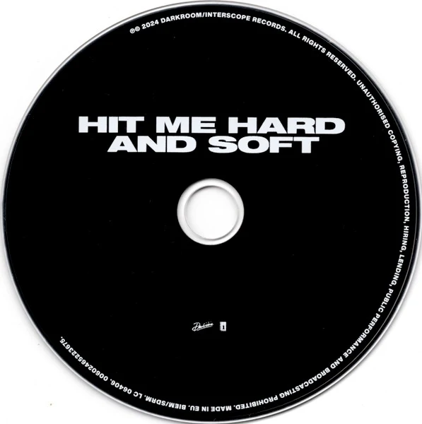 BILLIE EILISH, Hit Me Hard And Soft (Darkroom; 6522367, Europe 2024, Card Sleeve) CD NEW/NEW - Image 3